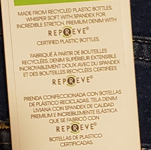 NWT Calvin Klein Jeans Ladies' High Rise Malibu Blue Skinny Jeans Size 4 - Picture 8 of 12